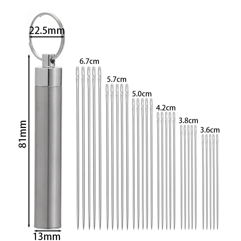 Side Hole Blind Sewing Needles Canada Elderly Self-Threading Needles Household DIY Jewelry Beading Embroidery Mending Sewing Tool
