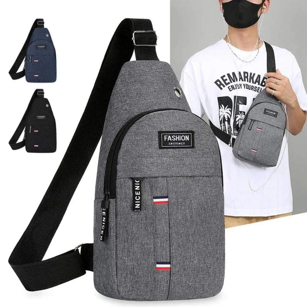 Waterproof Sling Chest Crossbody USA Bag Sport Travel Outdoor Bag Practical Casual Daily Carry Capacity Bags