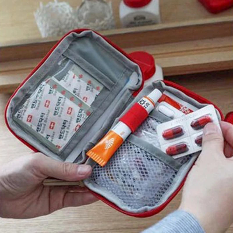 USA Medicine Bag Travel First Aid Kit Medicine Bag Storage Bag Survival Kit Medicine Box Outdoor Emergency Camping