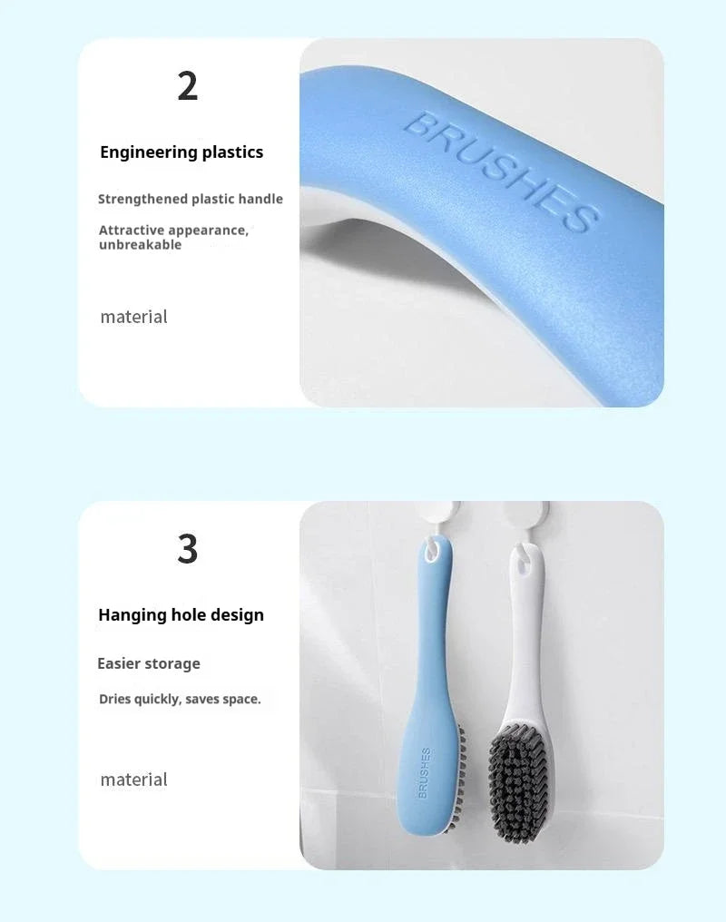 Soft Nylon Cleaning Shoe Brush Set Canada Wear-Resistant Cleaning Tools Gentle Scrub Brushes for Shoe Laundry & Garment Stain Removal
