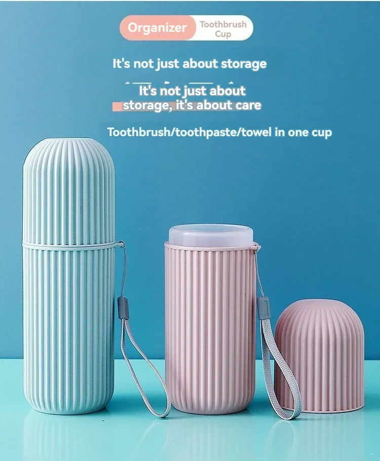 USA Toothpaste Toothbrush Protect Holder Case Travel Camping Storage Box Protect Toothbrush Toothpaste from Dirt and Damage