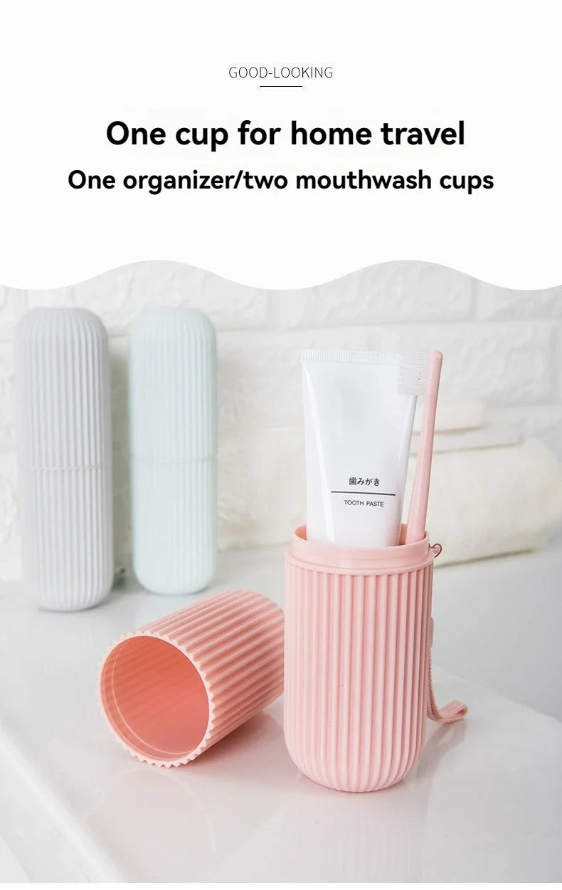 USA Toothpaste Toothbrush Protect Holder Case Travel Camping Storage Box Protect Toothbrush Toothpaste from Dirt and Damage