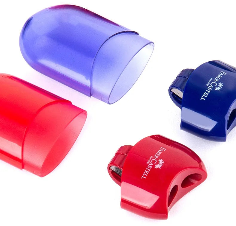 Double Hole & One Hole Pencil Sharpener Canada Creative Transparent Pen Knife for Kids & Students School Stationery Supplies