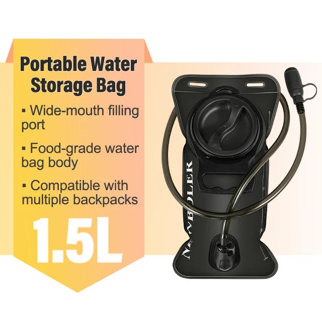 USA Bladder 1.5L/2L/3L Large Capacity Water Bladder Hydration Backpack Running Cycling Hiking Camping Backpack Water Bag