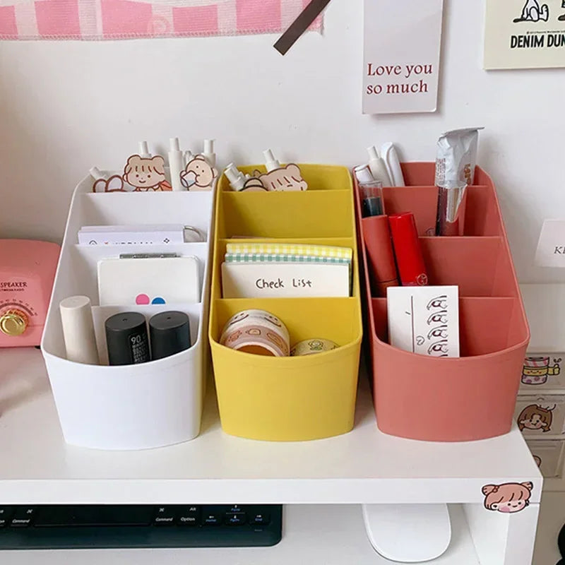 Pen Holder Desk Accessories Pencil Storage Box Desktop Organizer Stand Case Canada School Office Stationery