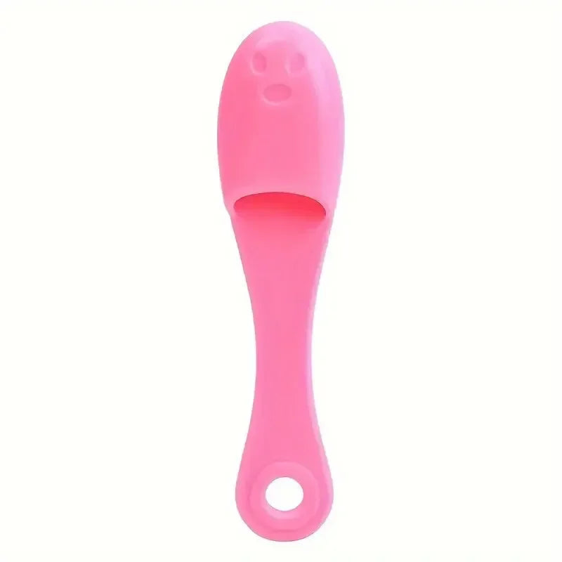 Silicone Facial Brush Cleaner USA Portable Blackhead Double-Sided Massage Brush, Facial & Nasal Scrub Skin Care Cleaning Tool