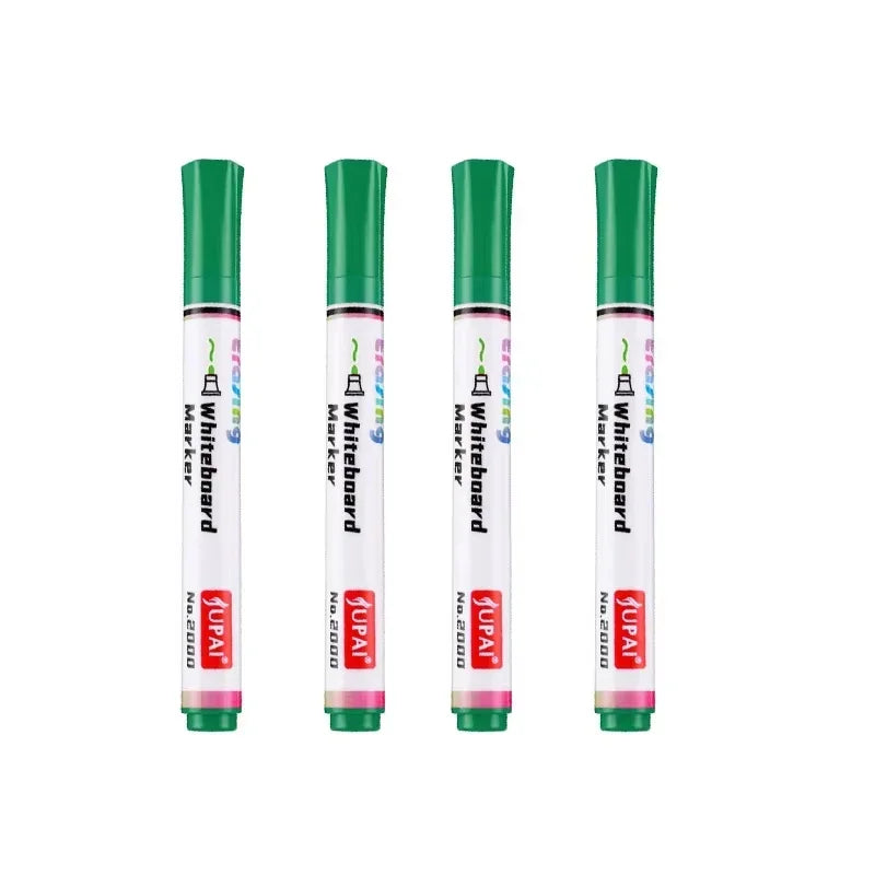 4 Colors Dry Erase Whiteboard Marker Pens Canada Low Odor Erasable Chalk Pens for Office School Stationery