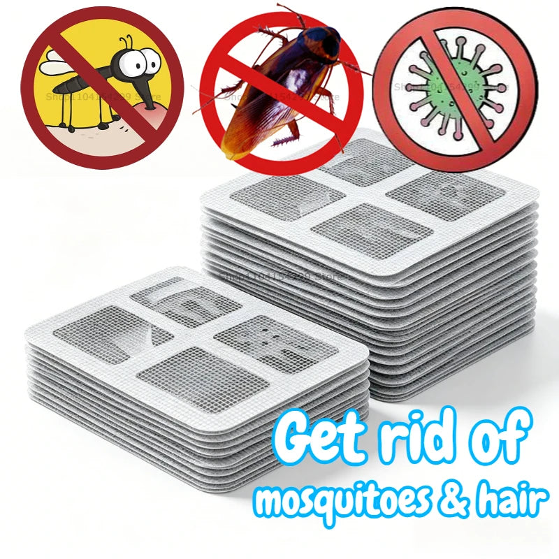 USA Disposable Floor Drain Sticker Shower Drain Hair Catcher Cover Sink Strainers Hair Filters Bathtub Mesh Filter Sticker