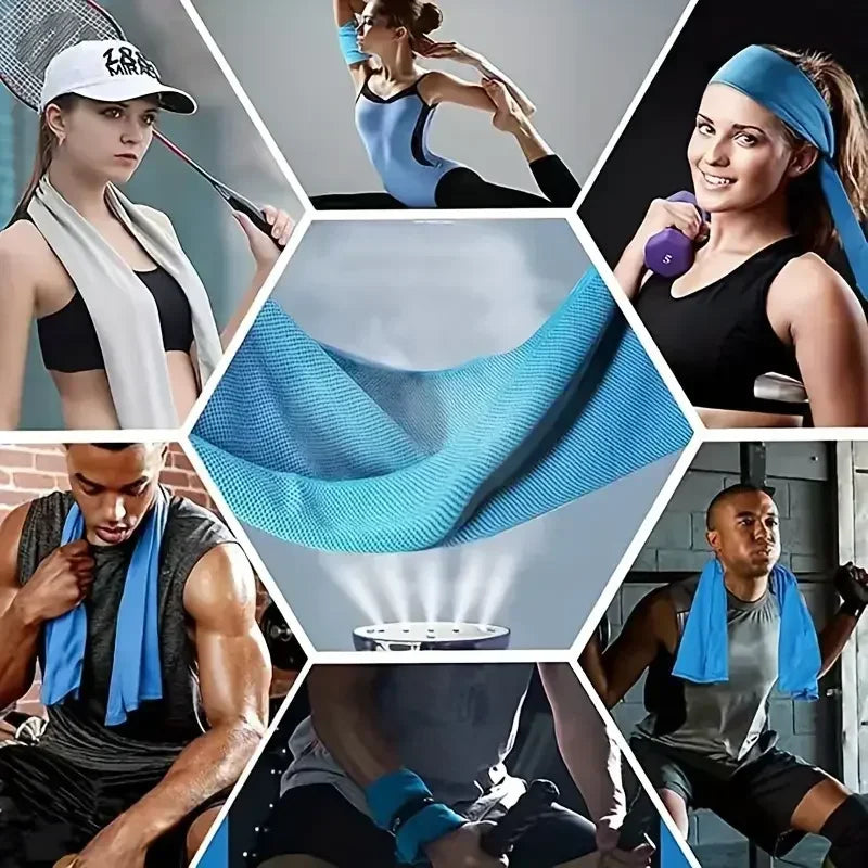1PC EVA Boxed Cooling Fitness Towel USA Absorbent Quick-Dry Sports Cooling Towel for Outdoor Workouts & Summer Activities