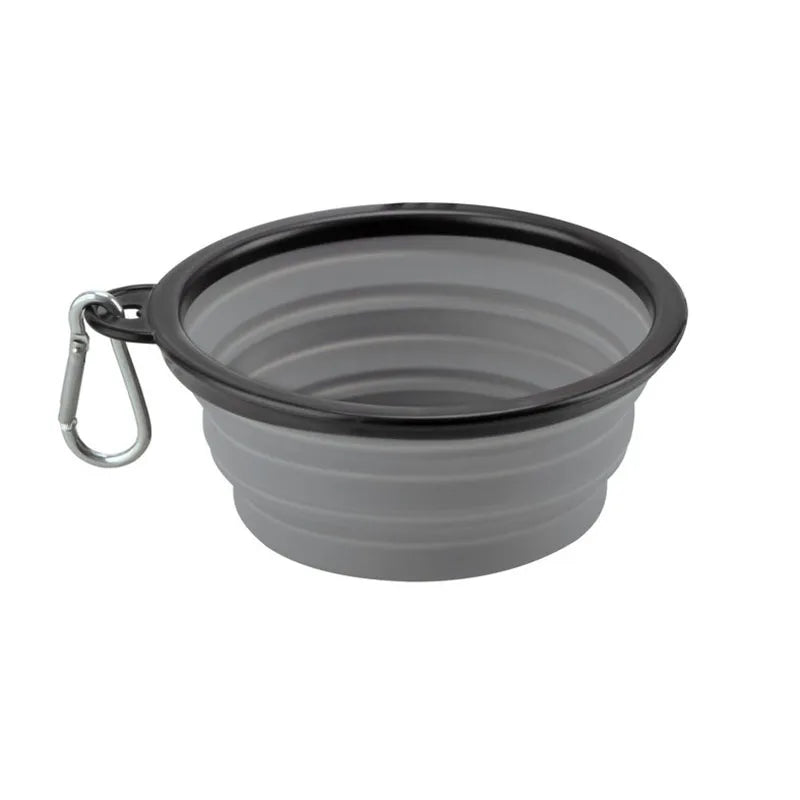 Durable TPR Portable Pet Food Bowl USA for Cats & Dogs, Collapsible Travel Water & Food Bowl for Outdoor Pet Use
