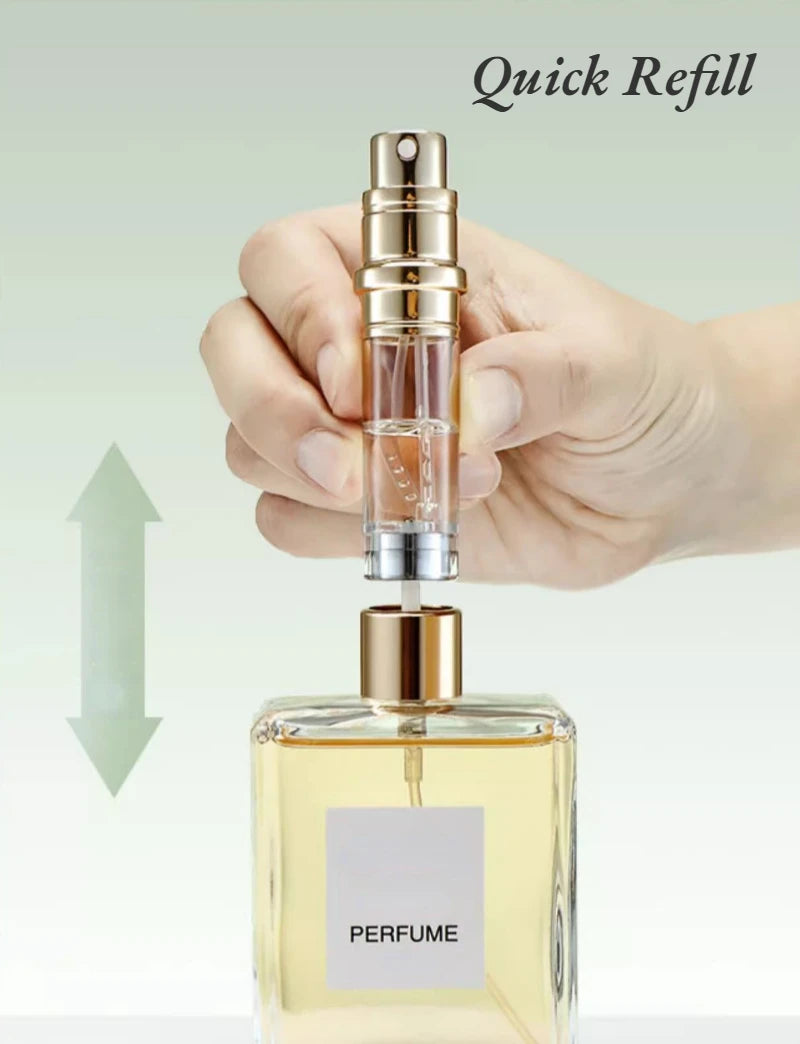 10ml 5ml USA Mini Bottom Filling Perfume Spray Dispenser Bottles Cosmetic Refillable Spray Atomizer Portable Liquid Container Bottle
