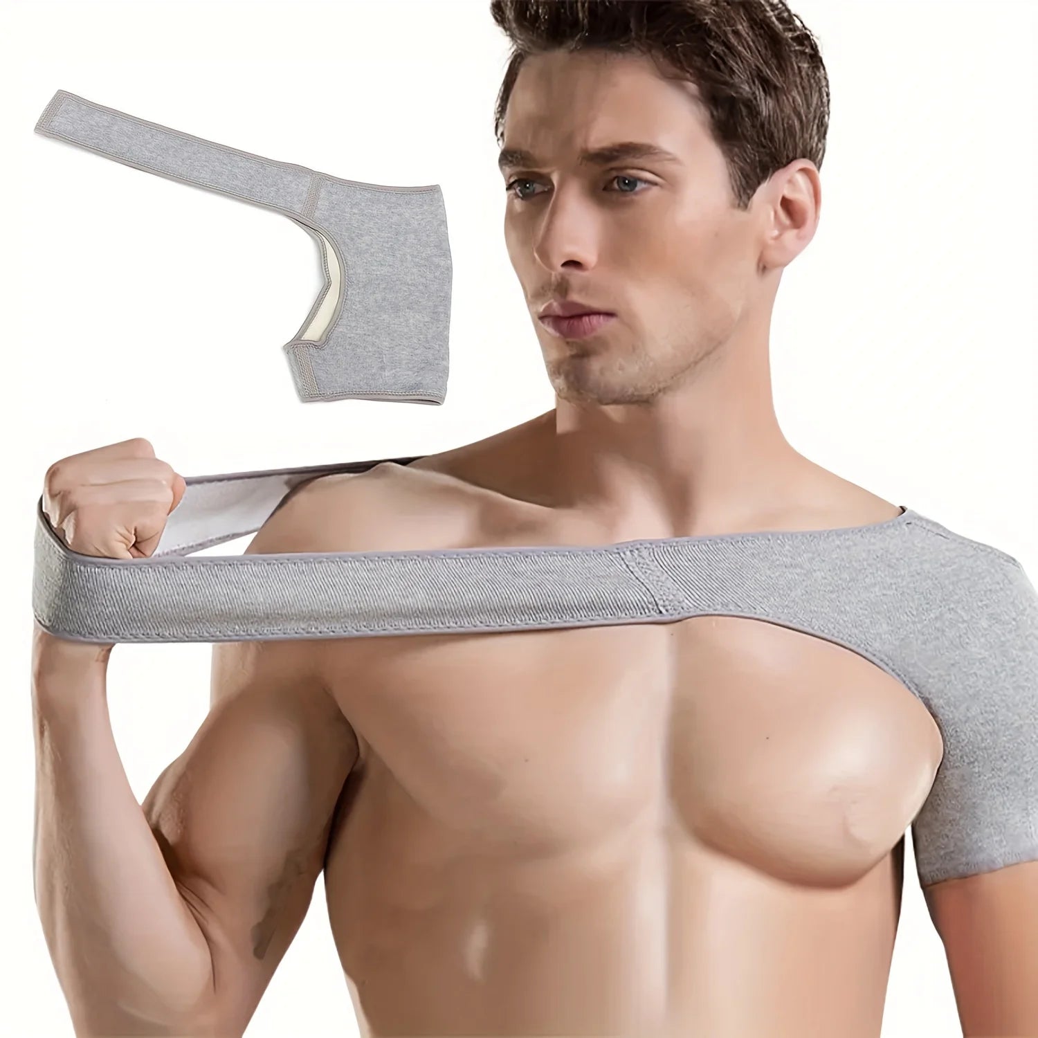 Compression Shoulder Brace, Shoulder Support Brace, AC Joint Rotator Cuff Brace, Adjustable Shoulder Strap Compression Sleeves