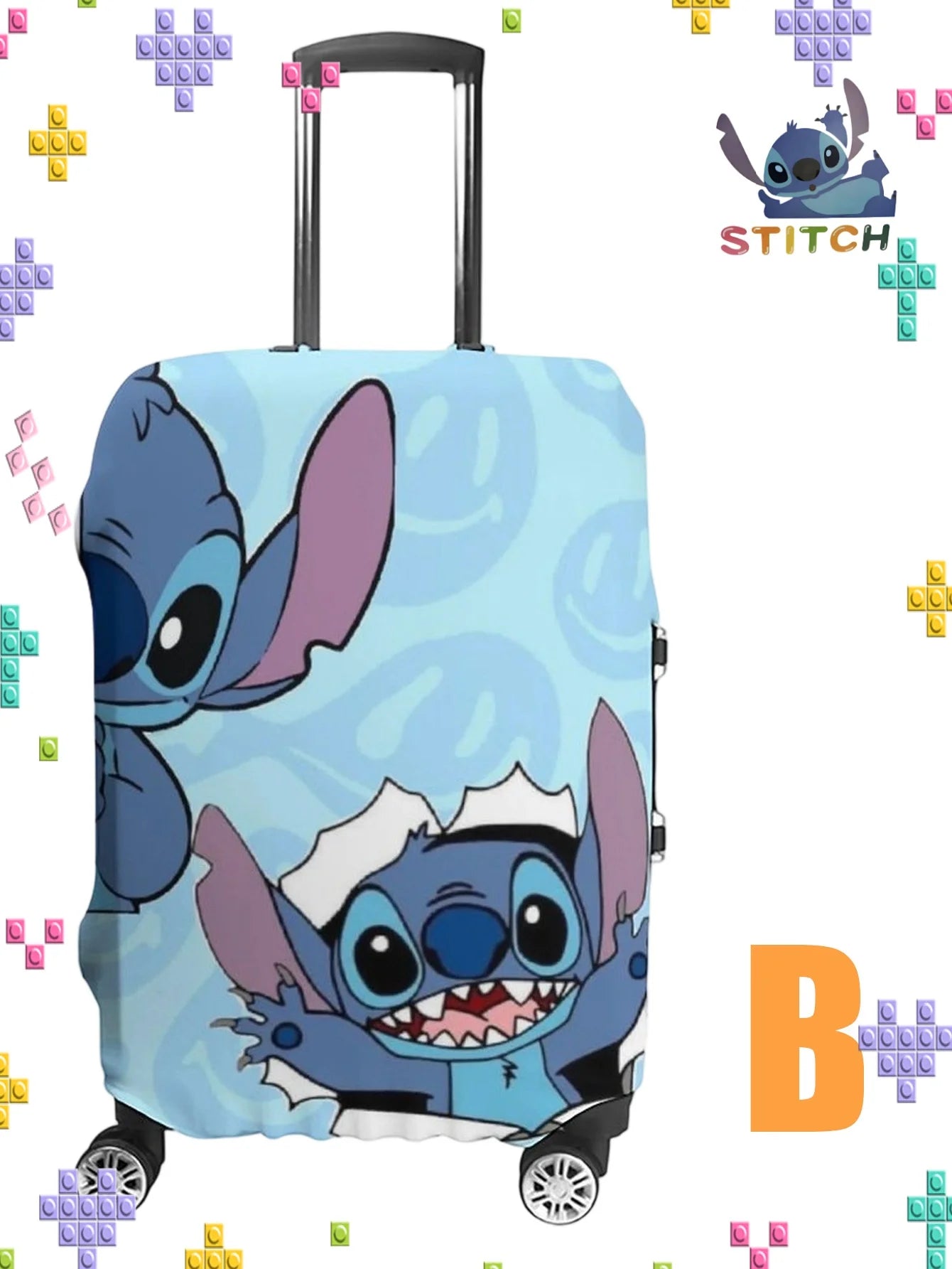 Sticchi Multi-Pattern Elastic Luggage Case Cover Canada Travel Outing Star Baby Luggage Cover Travel Bag Dust Cover