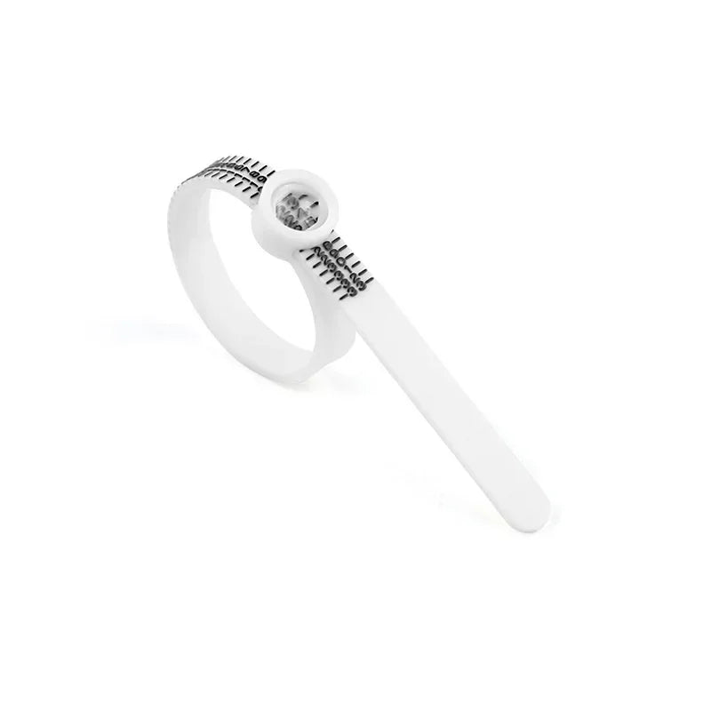 Ring Sizer with Magnifier Canada US/UK/EU/HK Jewelry Finger Size Measuring Ruler Ring Size Measurement Tool