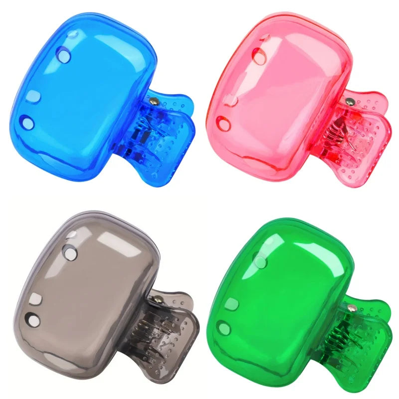 10pcs USA Travel Toothbrush Head Covers Toothbrush Protector Cap Brush Pod Case Protective Portable Plastic Clip for Household