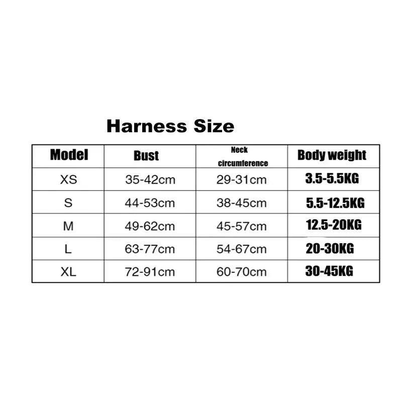 Adjustable Dog Harness USA Pet Walking Vest Collar for Small, Medium & Large Dogs Pet Accessories