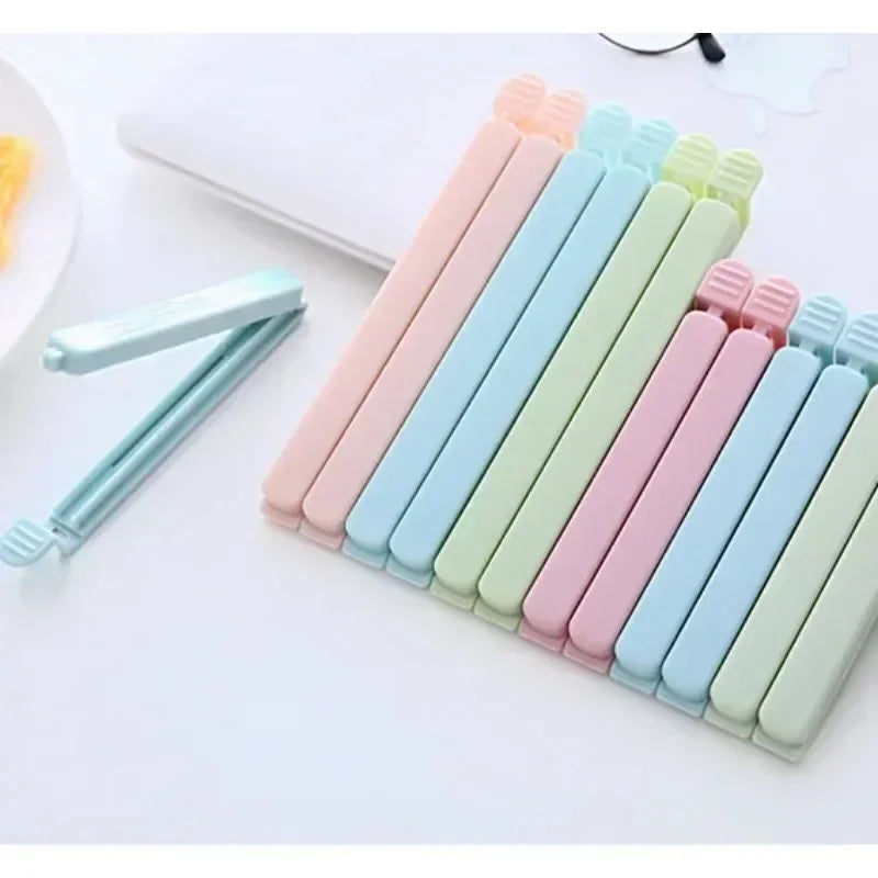 12/16PCS Food Snack Package Bag Sealing Plastic Clips For Packages Kitchen Storage And Organization Items Accessories Tools