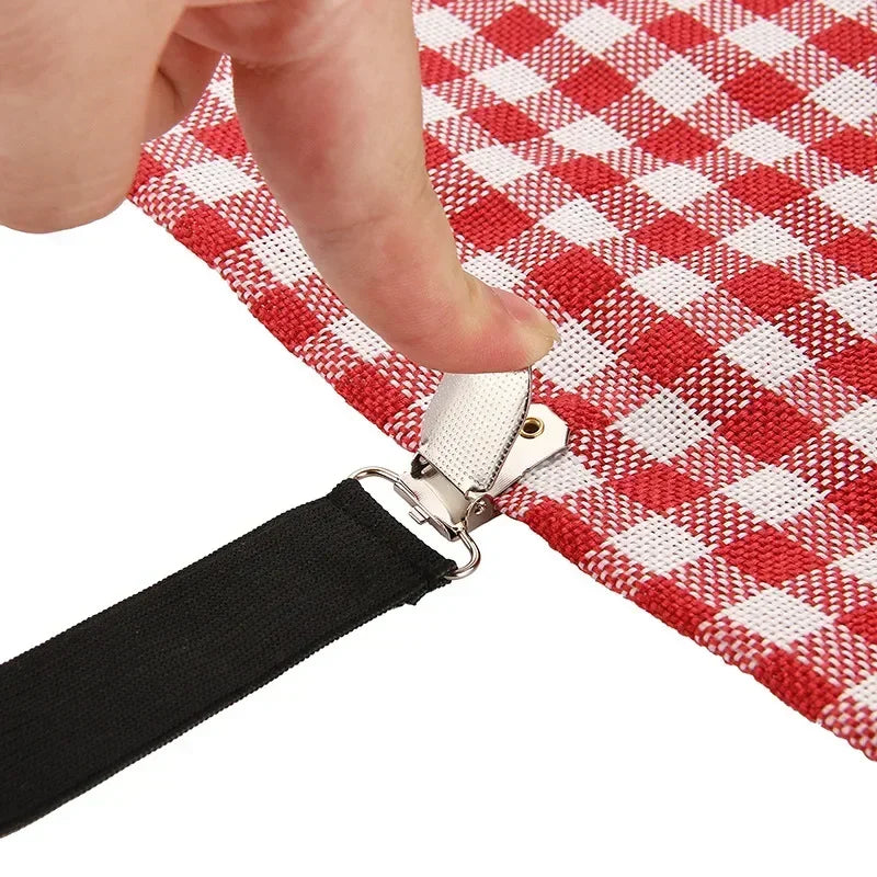 4PCS Triangle Bed Sheet Holders USA Adjustable Fitted Sheet Clips & Mattress Gripper Suspenders for Bed Covers and Mattresses