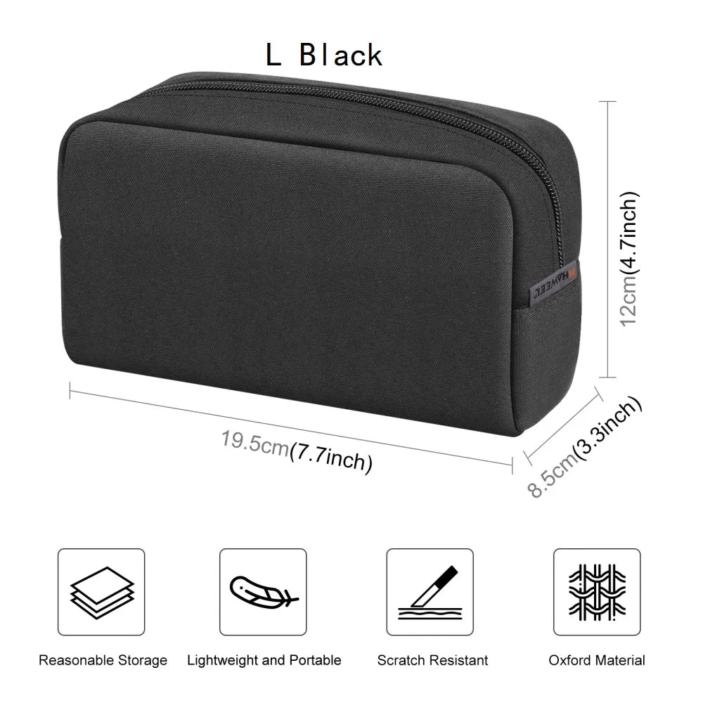 Portable Gadget Digital Mini Storage Bag Organizer Case Zipper For Headphones Home Travel Charger Power Bank Data Cable USB Bag