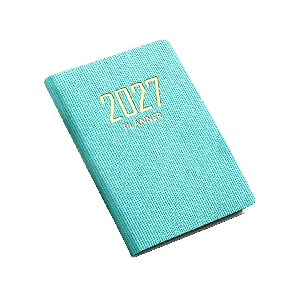 Mini A7 2027 Agenda Book USA Pocket Calendar Appointment Diary Weekly Planner for School & Office Supplies