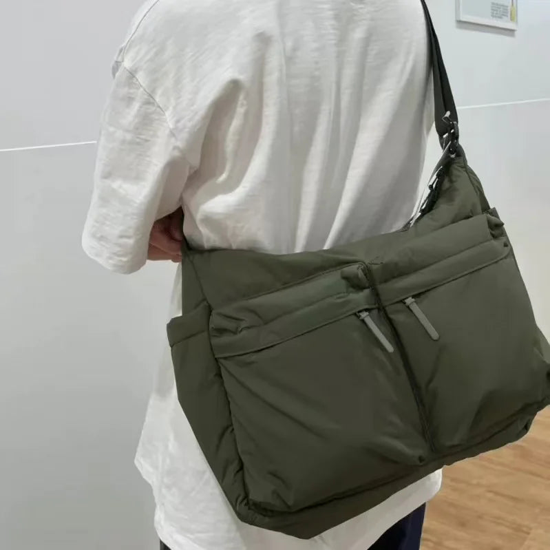 Spring & Summer Canvas Bag USA Women’s Hot-Selling One-Shoulder Crossbody Bag Light Luxury High-End Fashion Handbag
