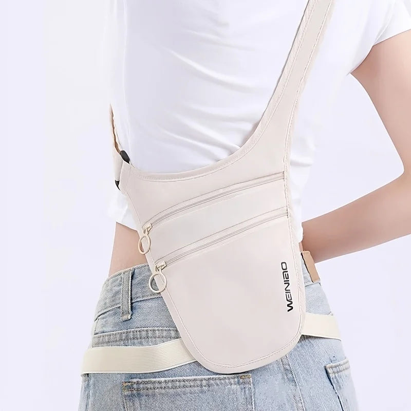 Travel USA Anti-Theft Waist Bag, Can Store Passport ID Money Credit Card Crossbody Small Bag, Outdoor Sports Running Belt Bag