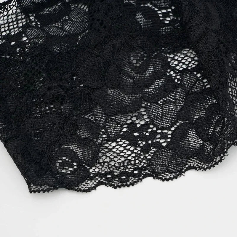 USA Sweet Wide Lace Hair Band Girls Hollow Lace Elastic Headwrap Hair Accessories Women Fashion Hollow Wide Headwear Hair Hoop