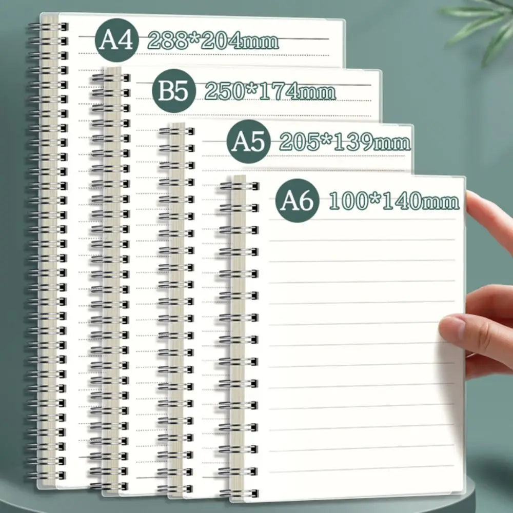 A4/A5/A6/B5 Coil Notebook Grids/Blank/Horizontal Line Flip Over Design Sketchbook Diary Book School Office Supplies Diary Book