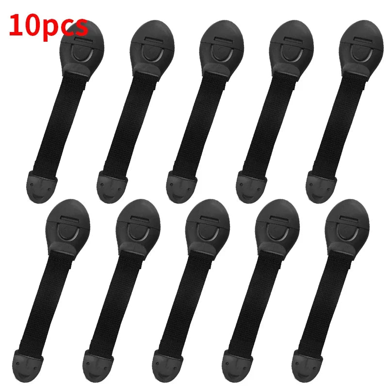 Baby Safety Cabinet Lock Kids Security Protection Drawer Door Cabinet Locks Plastic Protection Children Safety Door Straps