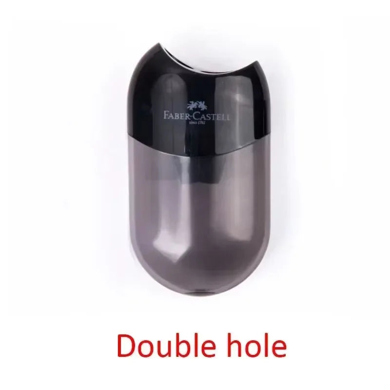 Double Hole & One Hole Pencil Sharpener Canada Creative Transparent Pen Knife for Kids & Students School Stationery Supplies