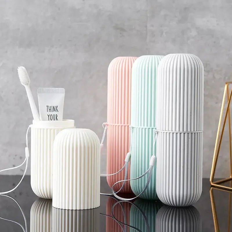USA Toothpaste Toothbrush Protect Holder Case Travel Camping Storage Box Protect Toothbrush Toothpaste from Dirt and Damage