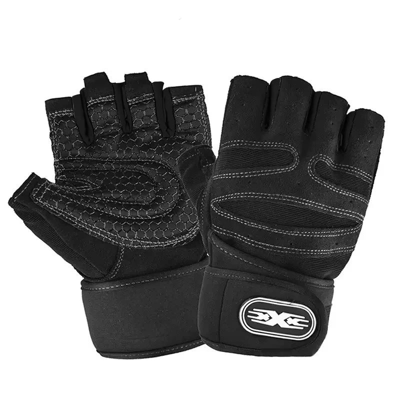 Gym Gloves USA for Men & Women Fitness Weightlifting Wristband Gloves for Bodybuilding, Training, Cycling & Shockproof Sports Exercise