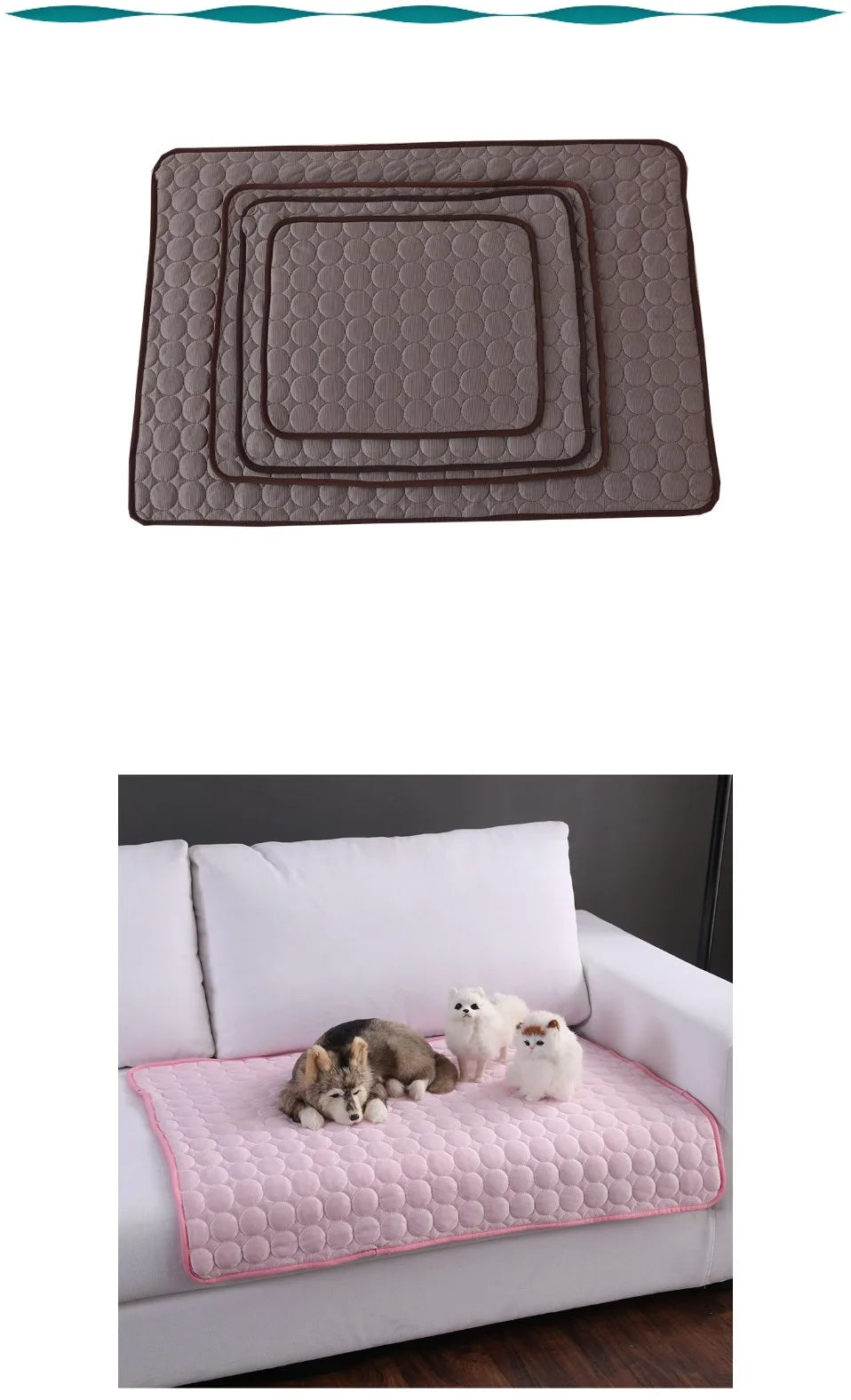 Dog Cooling USA Mat Summer Pet Cold Bed Extra Large For Small Big Dogs Pet Accessories Cat Durable Blanket Sofa Cat Ice Pad Blanket