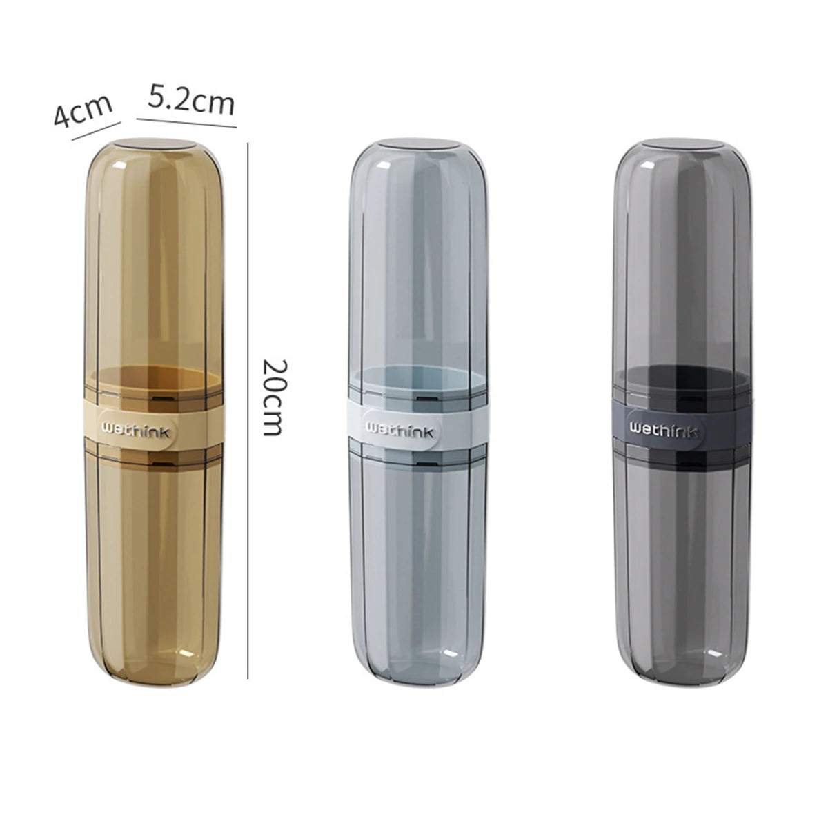 USA Toothpaste Toothbrush Protect Holder Case Travel Camping Storage Box Protect Toothbrush Toothpaste from Dirt and Damage