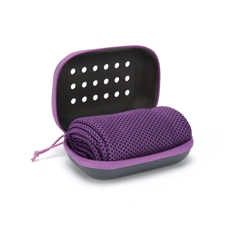 1PC EVA Boxed Cooling Fitness Towel USA Absorbent Quick-Dry Sports Cooling Towel for Outdoor Workouts & Summer Activities