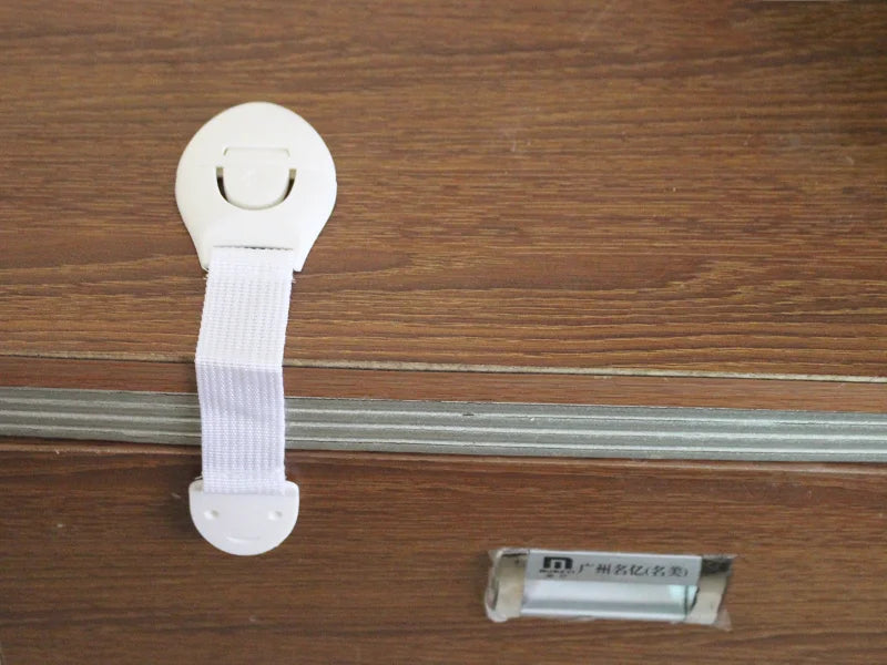Baby Safety Cabinet Lock Kids Security Protection Drawer Door Cabinet Locks Plastic Protection Children Safety Door Straps
