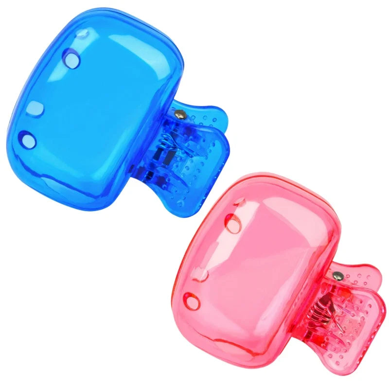 10pcs USA Travel Toothbrush Head Covers Toothbrush Protector Cap Brush Pod Case Protective Portable Plastic Clip for Household