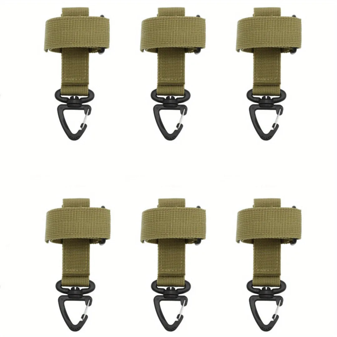New Multi-purpose USA Nylon Gloves Buckle Tactical Glove Hook Safety Clip Outdoor Hiking Climbing Rope Storage Accessories
