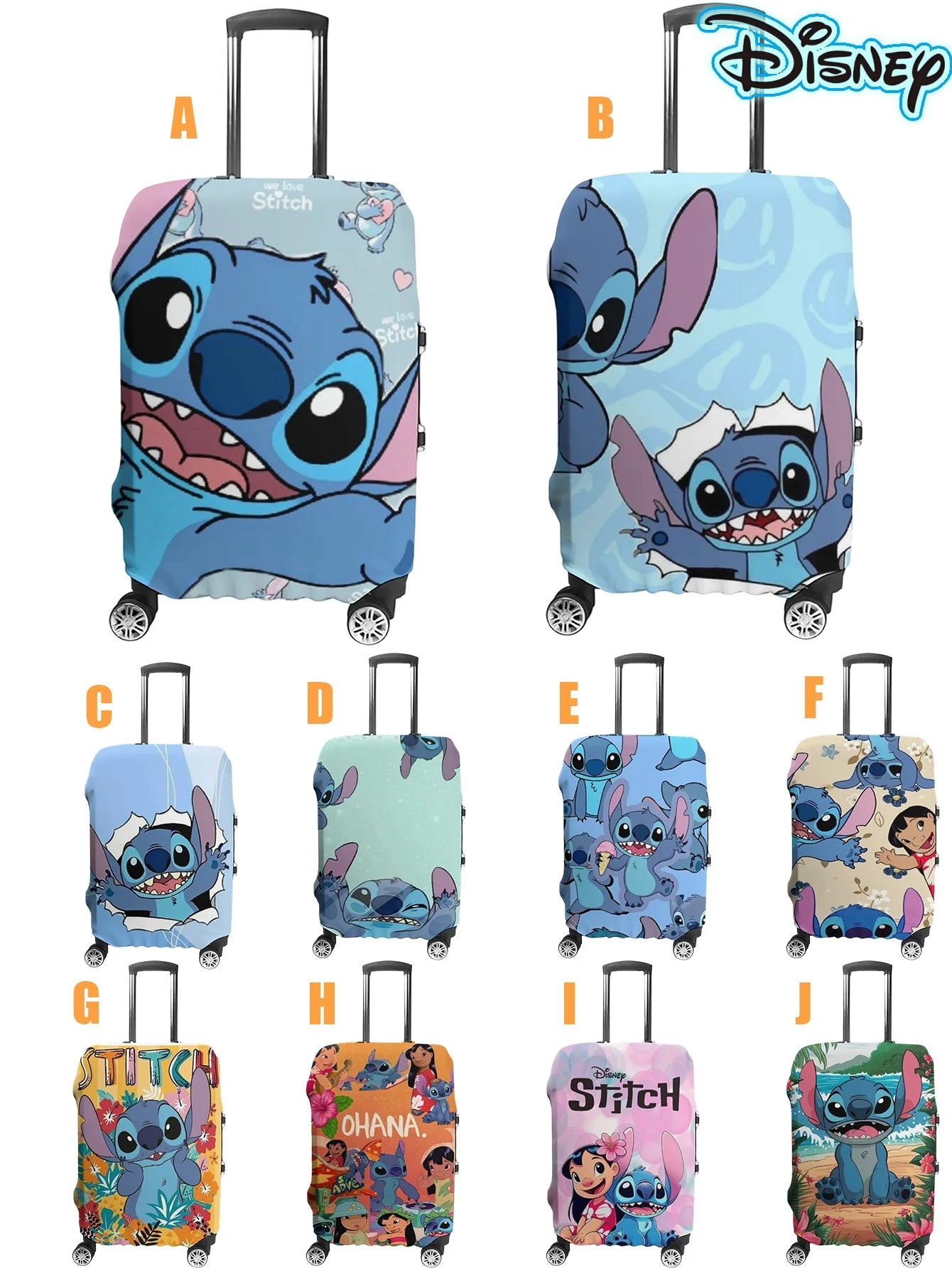 Sticchi Multi-Pattern Elastic Luggage Case Cover Canada Travel Outing Star Baby Luggage Cover Travel Bag Dust Cover
