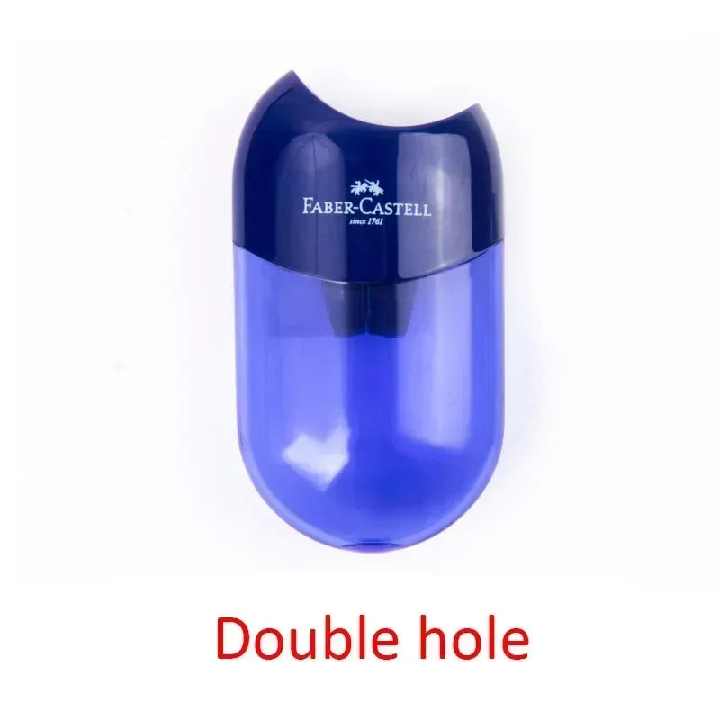 Double Hole & One Hole Pencil Sharpener Canada Creative Transparent Pen Knife for Kids & Students School Stationery Supplies