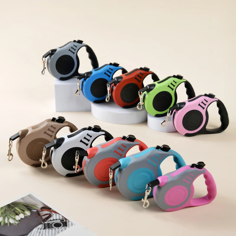 3M & 5M Retractable Pet Dog Leash Canada for Small & Large Dogs Hiking Walking Traction Rope French Bulldog Chihuahua Accessories