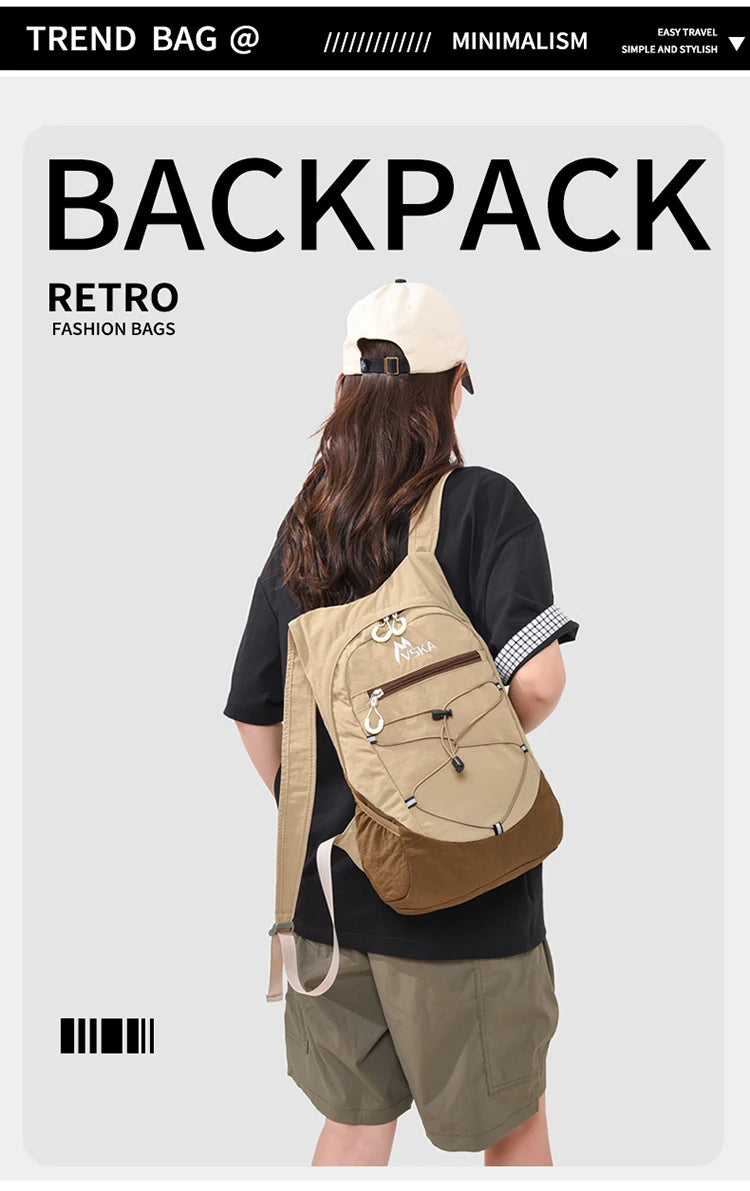 Outdoor Hiking Backpack Canada Lightweight Foldable Water-Repellent Multi-Pocket Rucksack for Travel & Sports