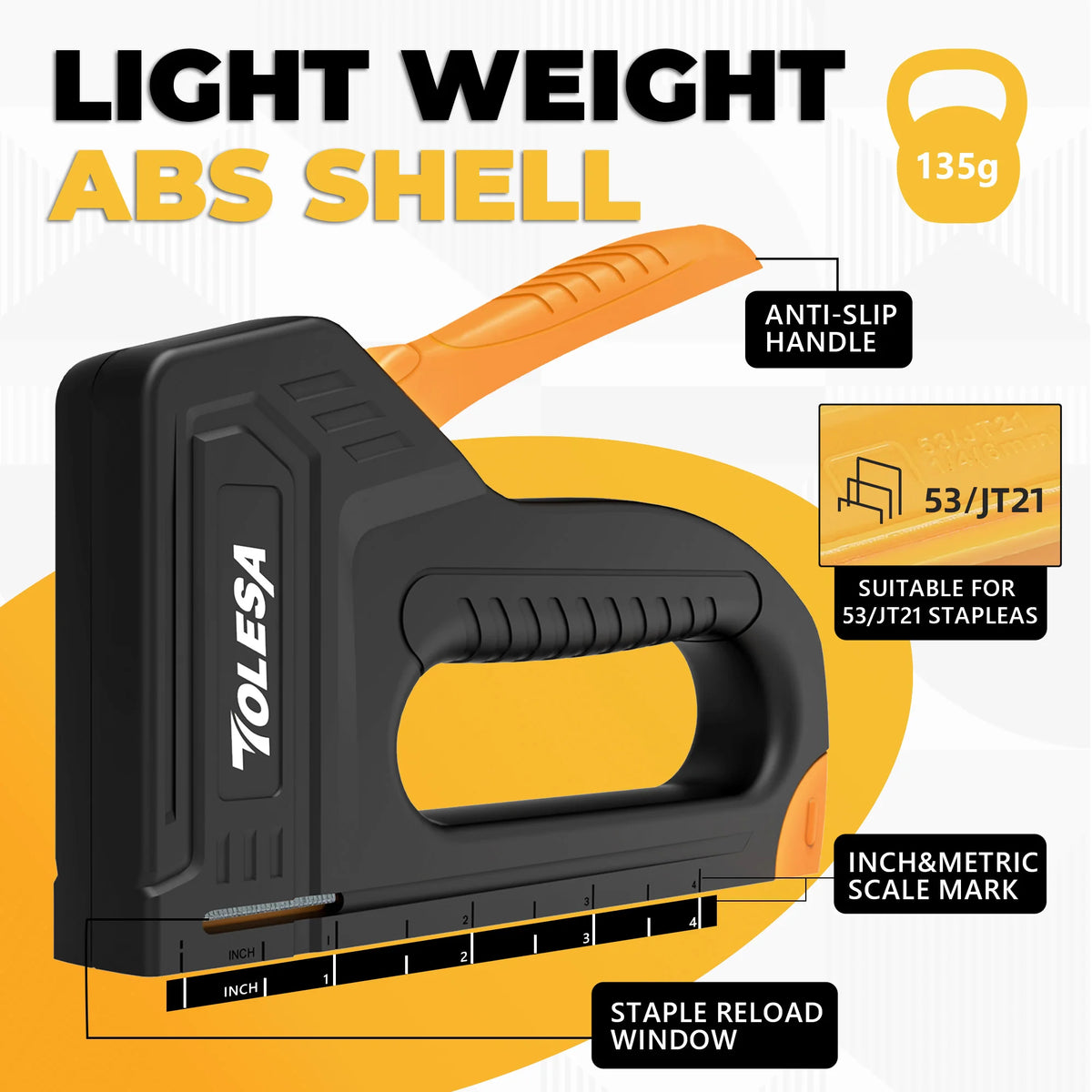 4-in-1 Heavy-Duty Staple Gun Kit USA Manual Upholstery Stapler with 2000 Staples for Wood, Carpentry, Crafts, Wall & DIY Projects