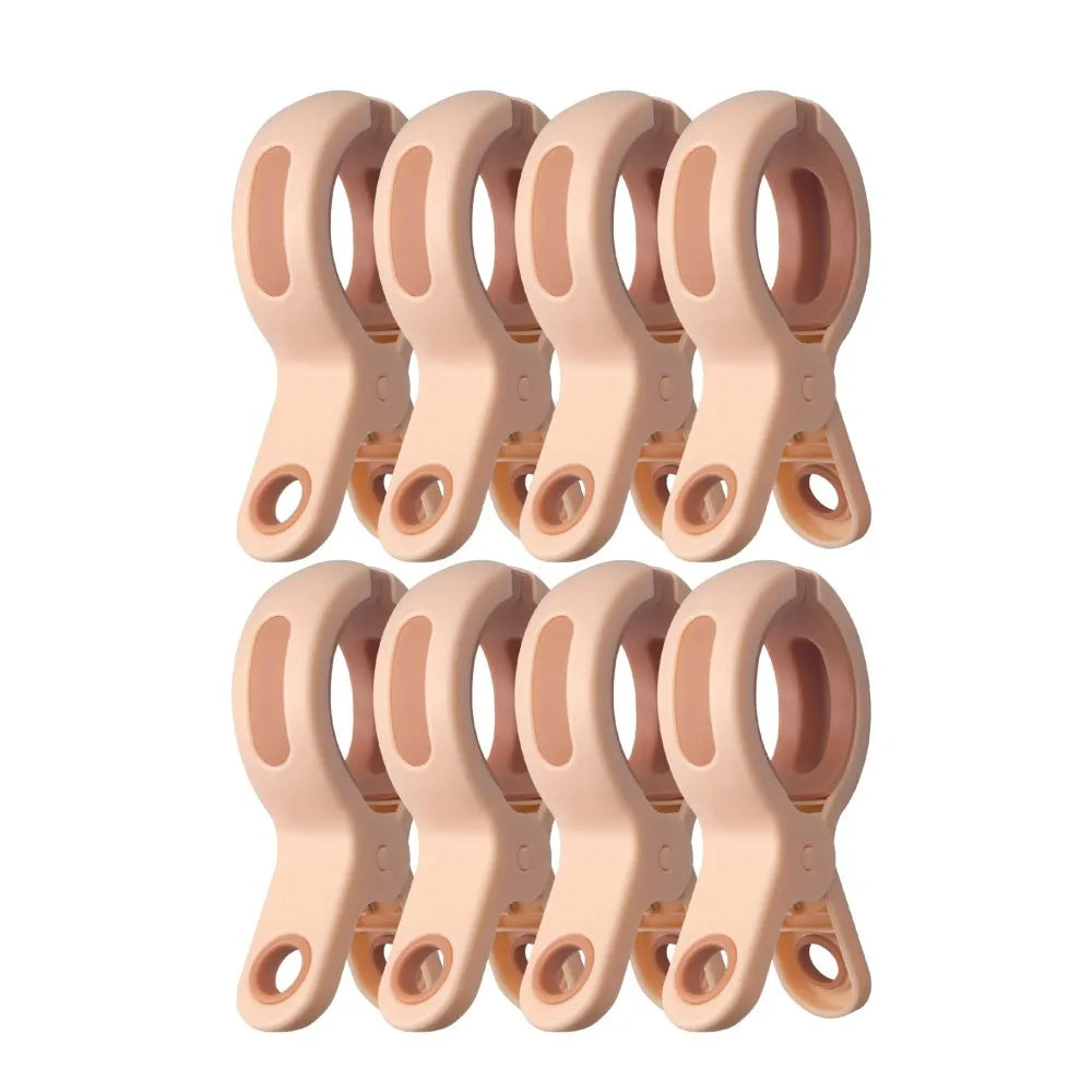 Beach Towel Clips USA for Beach Chairs & Cruises, Durable Plastic Clips for Pool Lounging & Large Clothespins for Hanging Clothes