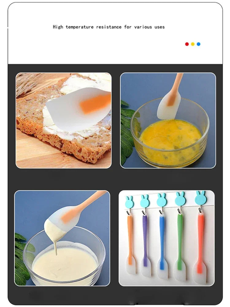 Silicone Spatula Canada Cream Butter Cooking Baking Heat Resistant Scraper Decorator Translucent Kitchen Tool