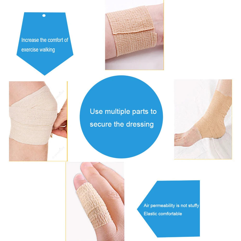 USA Self Adhesive Elastic Bandage Cohesive Non-woven Wraps Tape Disposable
