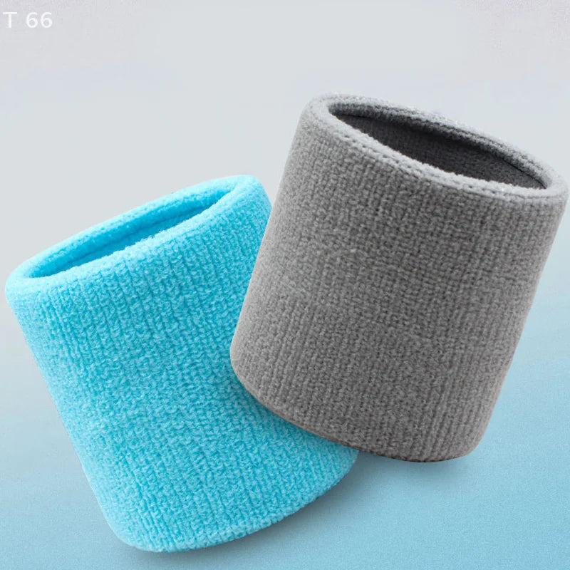 Cotton Wrist Support Band USA Sports Sweat Towel Wristband Tennis Wrist Guard Protector Strap for Fitness, Running & Gym Training