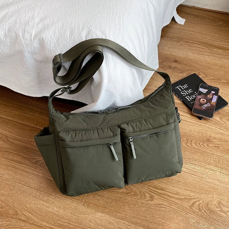 Spring & Summer Canvas Bag USA Women’s Hot-Selling One-Shoulder Crossbody Bag Light Luxury High-End Fashion Handbag