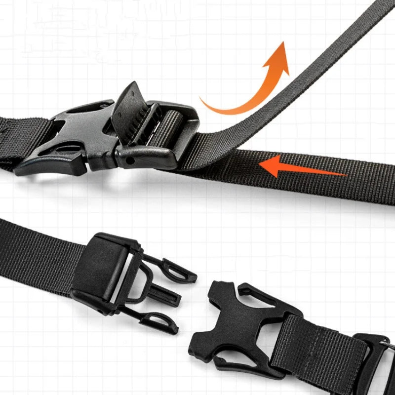 USA Outdoor Luggage Strap Camping and Travel Equipment Adjustable Plug-In-Buckle Fixed Packing Strap