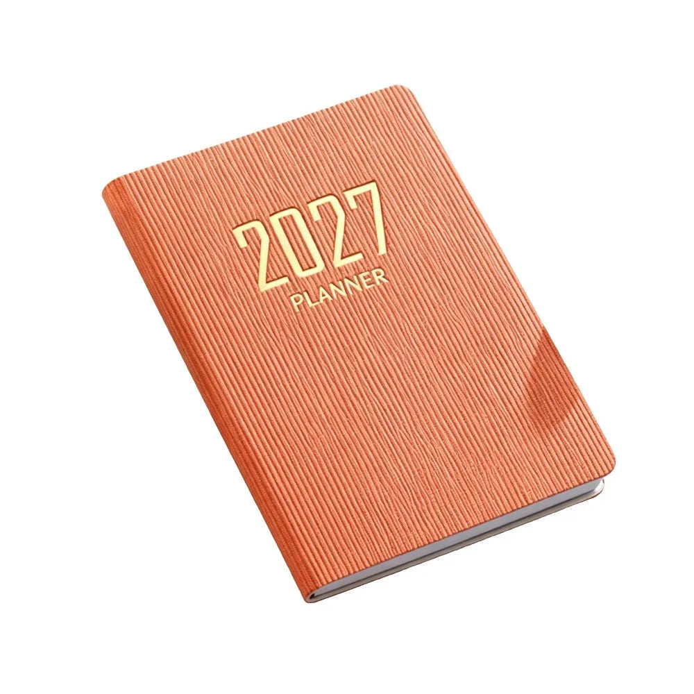 Mini A7 2027 Agenda Book USA Pocket Calendar Appointment Diary Weekly Planner for School & Office Supplies